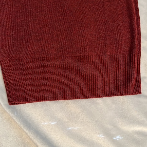 NWOT Prins Cold Shoulder Sweater Dress , Burgundy Medium - Picture 6 of 7